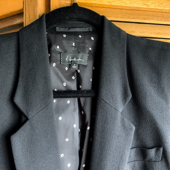 Babaton Exaggerated Shoulder Drapey Blazer - Picture 2 of 6